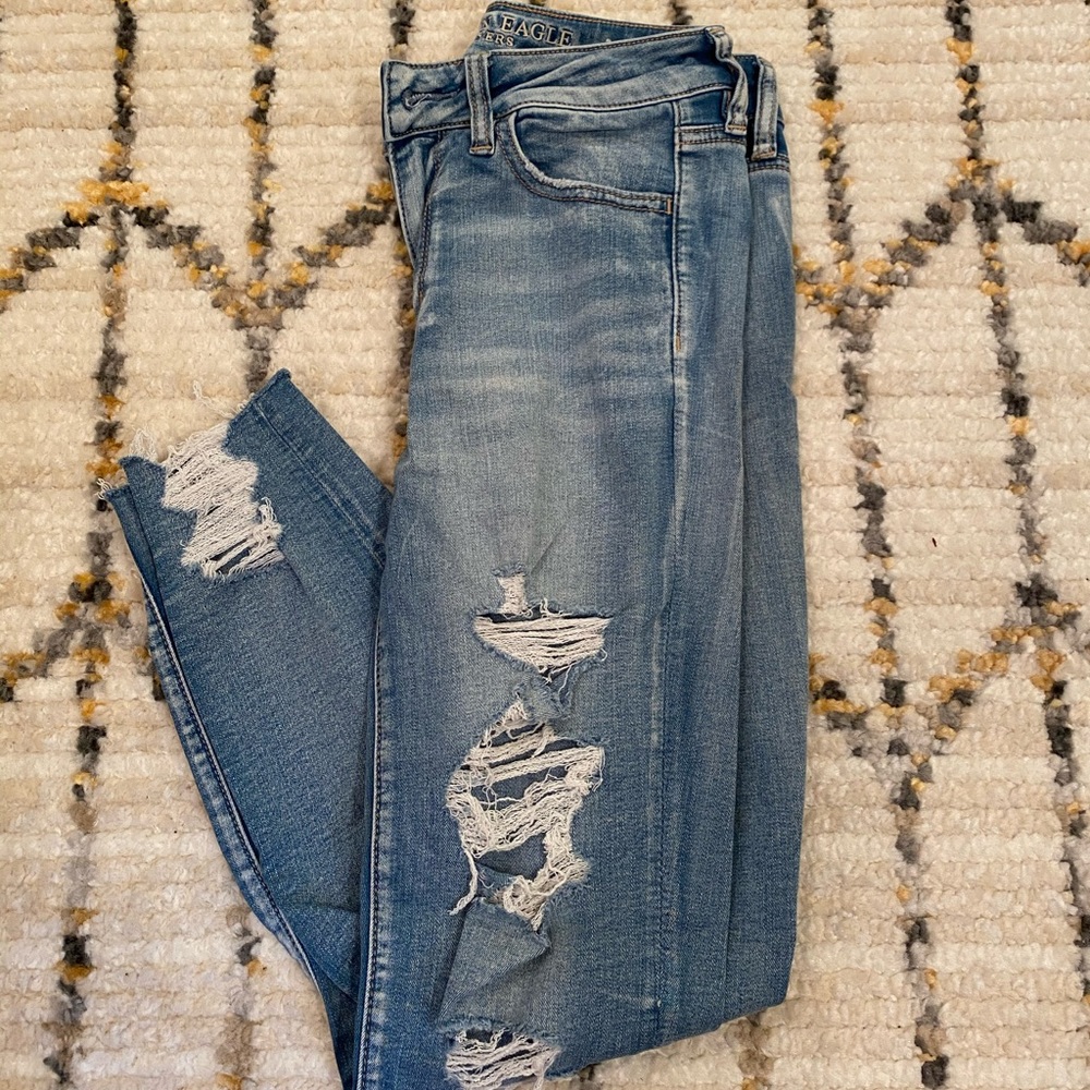 High rise jegging